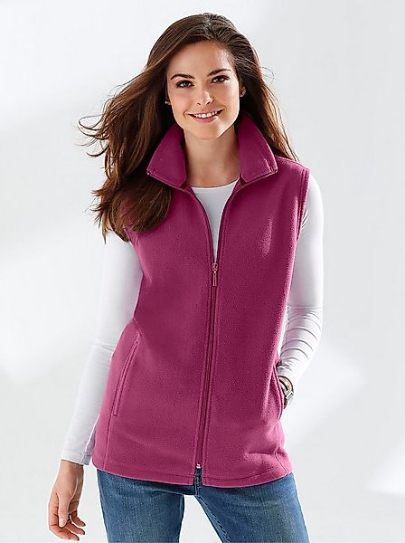 Sieh an! Fleeceweste Fleece-Weste Länge ca. 70 cm günstig online kaufen