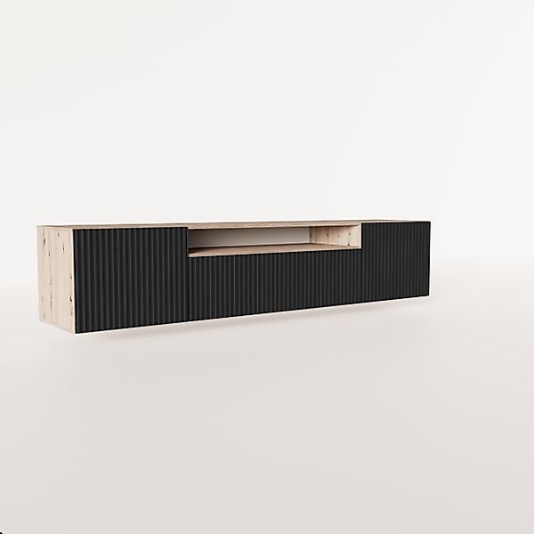 Beautysofa TV-Schrank Moderner Hängeschrank mit gefräster günstig online kaufen