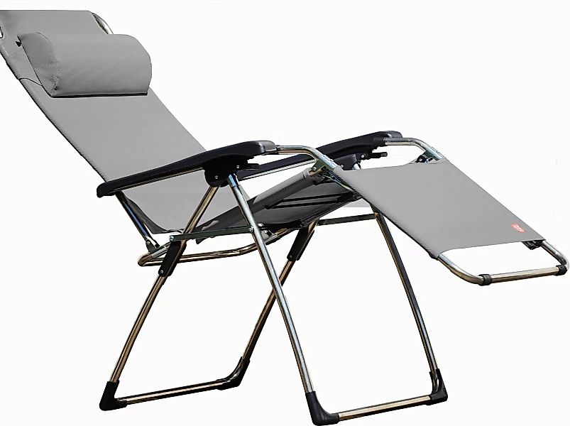Fiam Gartenliege Amida aus Aluminium, Grau, günstig online kaufen