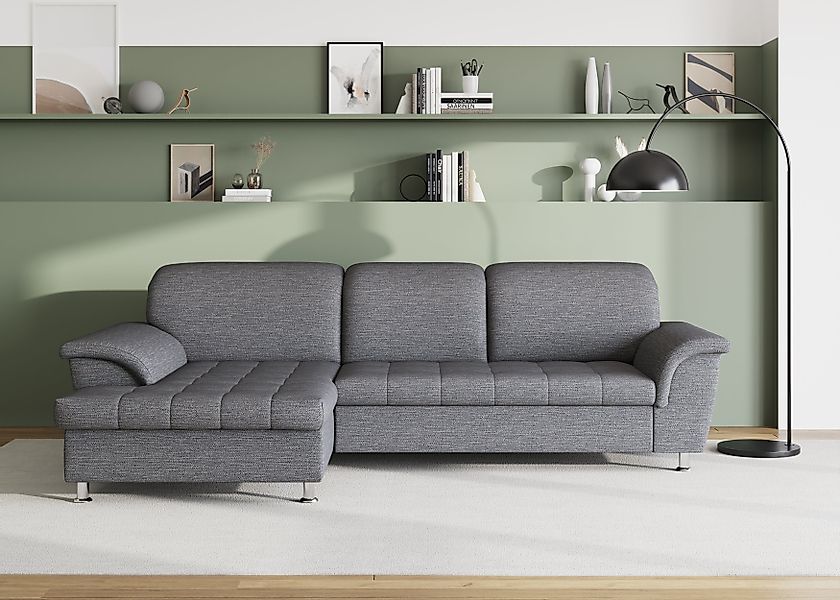 DOMO collection Ecksofa "Franzi Steppung im Sitzbereich B7T/H: 278/162/80 c günstig online kaufen