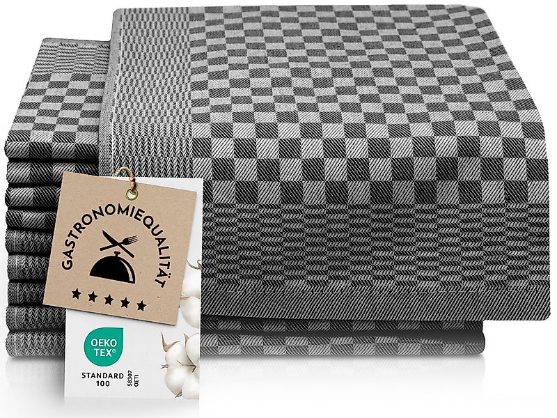 ZOLLNER Geschirrtuch, (Spar-Set, 10-tlg), saugstark, pflegeleicht, günstig online kaufen