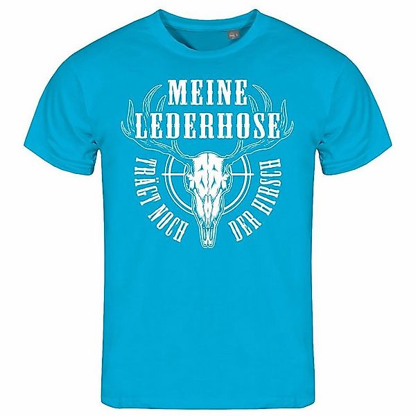 deinshirt Print-Shirt Herren T-Shirt Meine Lederhose trägt noch der Hirsch günstig online kaufen