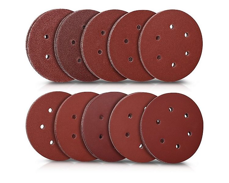 Navaris Schleifteller 100x Schleifpapier 150mm Klett rund für Exzenterschle günstig online kaufen