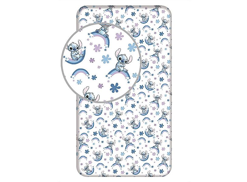 Lilo & Stitch Spannbettlaken Lilo and Stitch Spannbettlaken 90 x 200 cm 100 günstig online kaufen