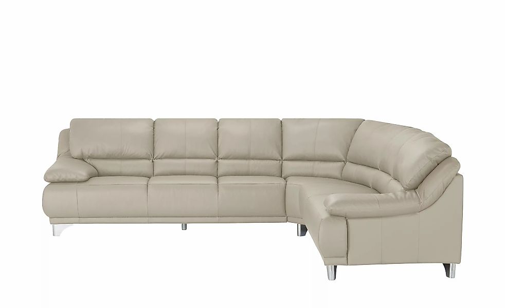 Ecksofa  aus Echtleder Maranello  ¦ grau ¦ Maße (cm): B: 295 H: 87 T: 253.0 günstig online kaufen