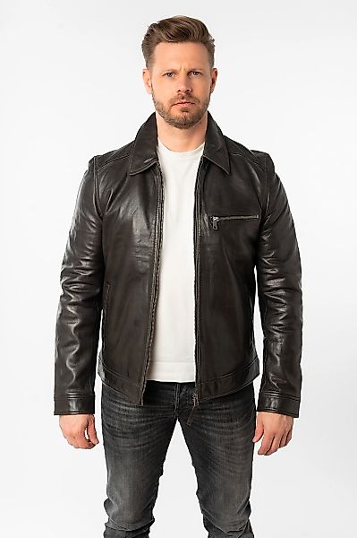 Mauritius Lederjacke "MMBerink" mit Umlegekragen günstig online kaufen