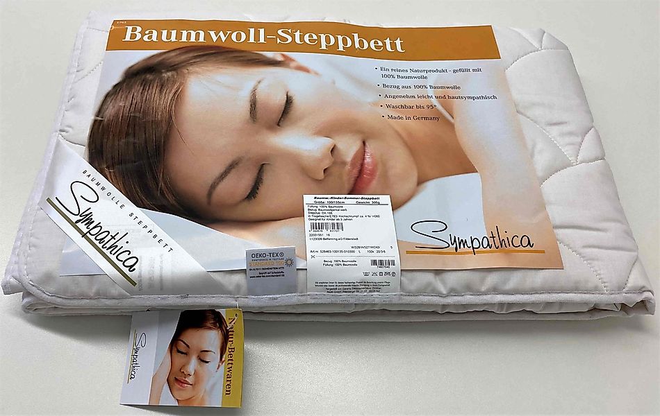 Sympathica Babybettdecke Baumwolldecke Kinder Bettdecke Sommerbett günstig online kaufen