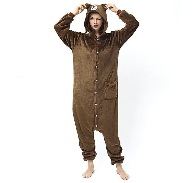 Katara Partyanzug Waldtiere Jumpsuit Kostüm Overall Erwachsene S-XL, Karnev günstig online kaufen
