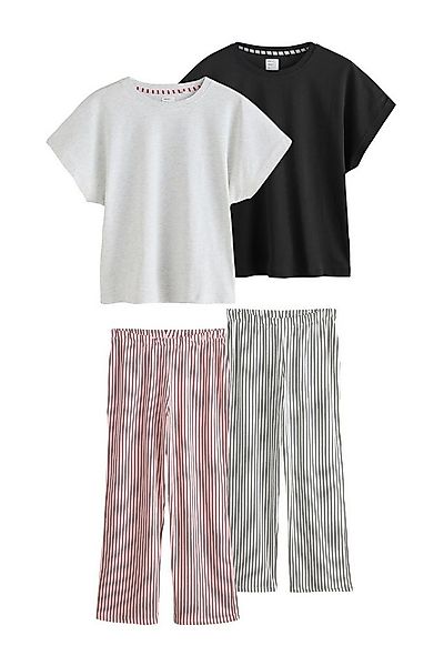 Next Pyjama 2er-Pack Schlafanzüge mit kurzen Ärmeln (4 tlg) günstig online kaufen