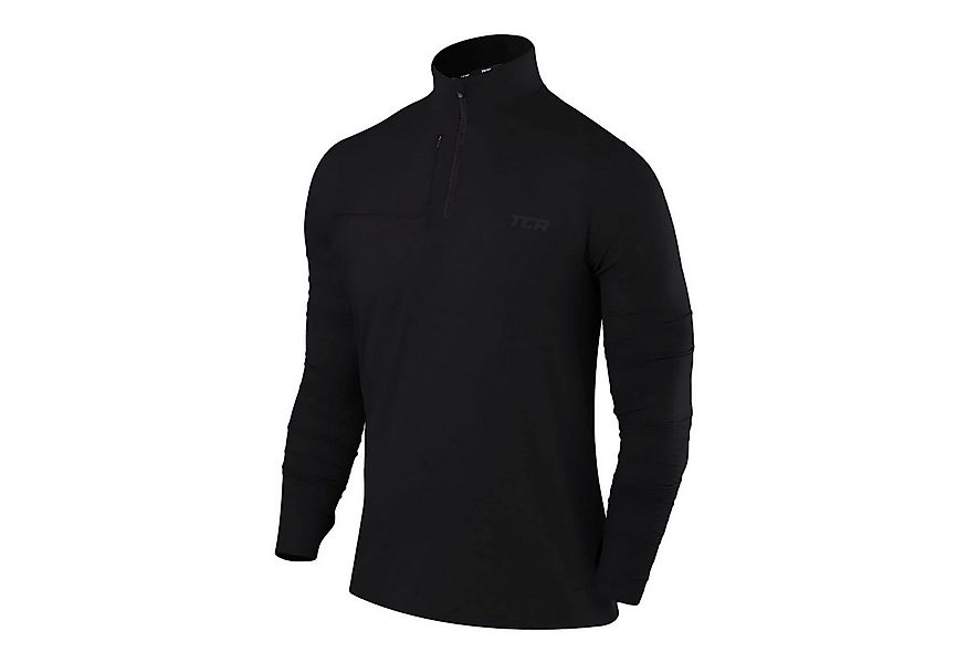 TCA Trainingsshirt TCA Herren Quickdry Langarm Laufshirt mit Reißverschluss günstig online kaufen