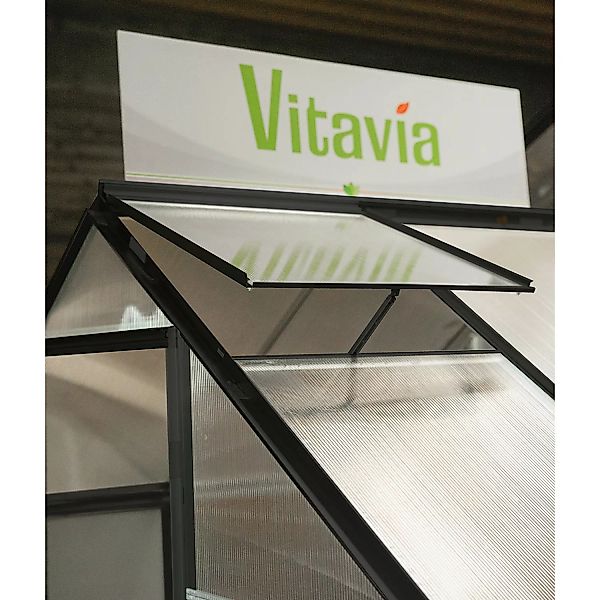 Vitavia Alu-Dachfenster Comet ohne Glas 62,2 cm x 57,2 cm Schwarz günstig online kaufen