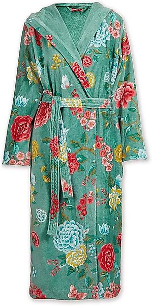 PiP Studio Bademantel PiP Studio, Bademantel, Good Evening, Grün L, Baumwol günstig online kaufen