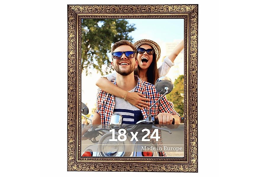 Victor (Zenith) Bilderrahmen Vinci, Bilderrahmen 18x24 cm Braun Gold, Bilde günstig online kaufen