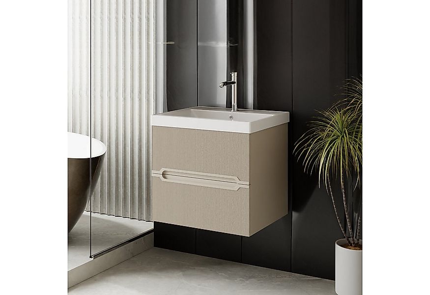 Karen Waschtisch-Set Waschtisch mit Unterschrank Bella, (Komplett-Set, Stan günstig online kaufen
