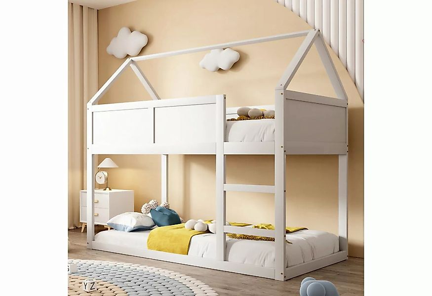 Gotagee Kinderbett Etagen-Kinderbett 90x200 Einzelbett Hochbett Massivholzr günstig online kaufen
