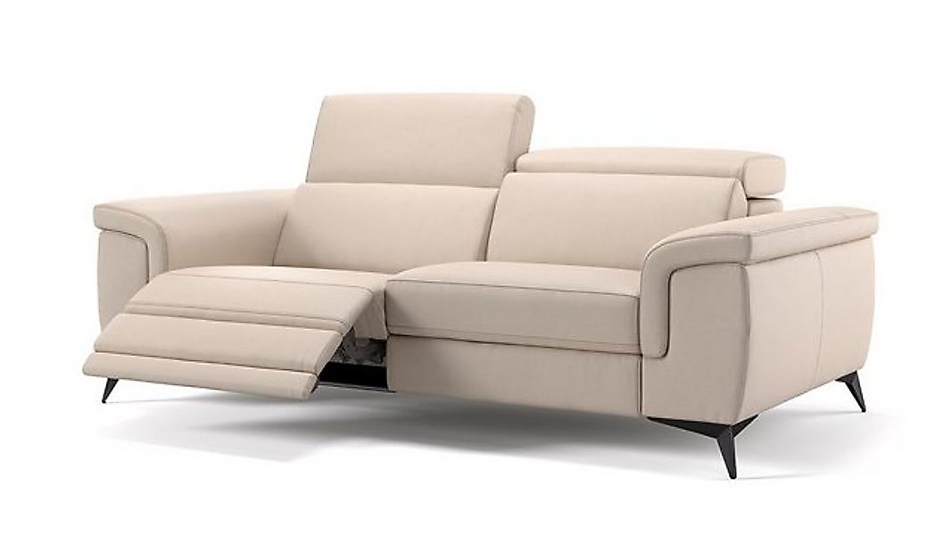 Sofanella 3-Sitzer Leder AMARO, Relaxcouch, Designersofa, Designer Sofa, 3e günstig online kaufen