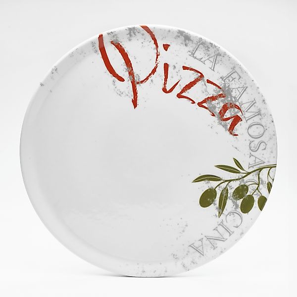 van Well Pizzateller »Teller-Set Famosa, mit PIZZA Schriftzug, 6er Set, Ø 3 günstig online kaufen