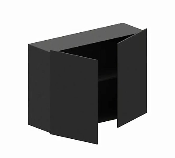 Kiste  metall schwarz Push-to-Open / für Bücherregal „Easy Irony“ - L 100 c günstig online kaufen