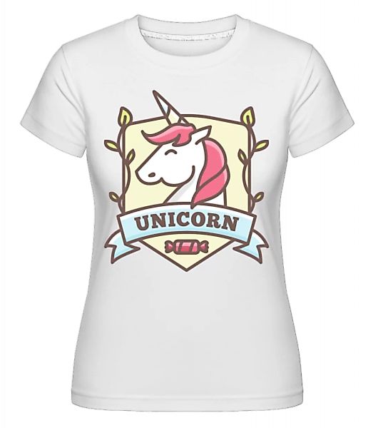 Unicorn Emblem · Shirtinator Frauen T-Shirt günstig online kaufen