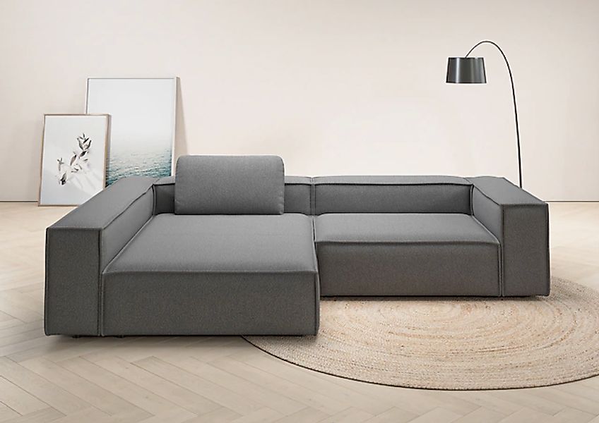 PLACES OF STYLE Ecksofa »Watertown, moderne XXL L-Form, 306 cm breit« Komfo günstig online kaufen