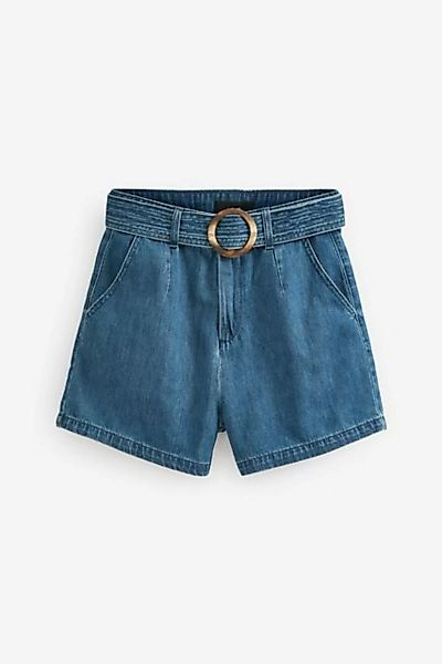 Next Jeansshorts Denim-Shorts mit Gürtel (1-tlg) günstig online kaufen