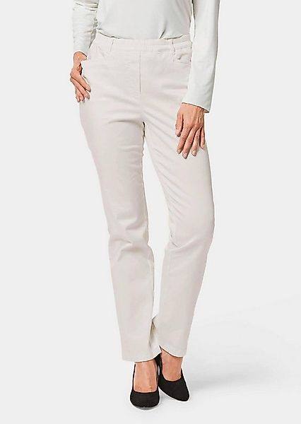 GOLDNER Schlupfhose Kurzgröße: Baumwollhose mit Dehnbund Stoffhose mit Eing günstig online kaufen