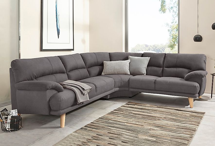 TRENDMANUFAKTUR Polsterecke »Cecilia, italienisches Designsprache, modern u günstig online kaufen