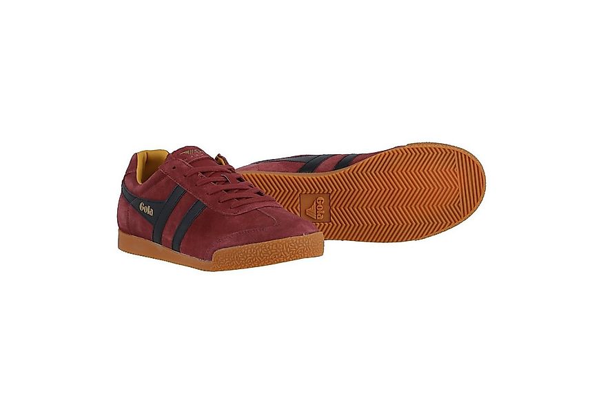 Gola Harrier Suede-Leder 2025 ockerrot/schwarz/sonnengelb Herren Sneaker günstig online kaufen