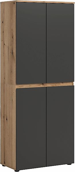 Home affaire Mehrzweckschrank "CIPELA, 70x175 cm, viel Stauraum, variable E günstig online kaufen