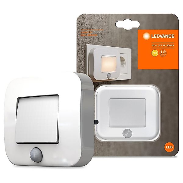 LED Steckdosenleuchte Lunetta in Weiß 0,7W 10lm mit Bewegungsmelder günstig online kaufen