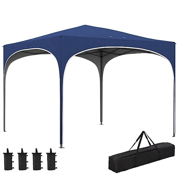 Outsunny Faltpavillon Dreistufig verstellbar, Pop Up günstig online kaufen