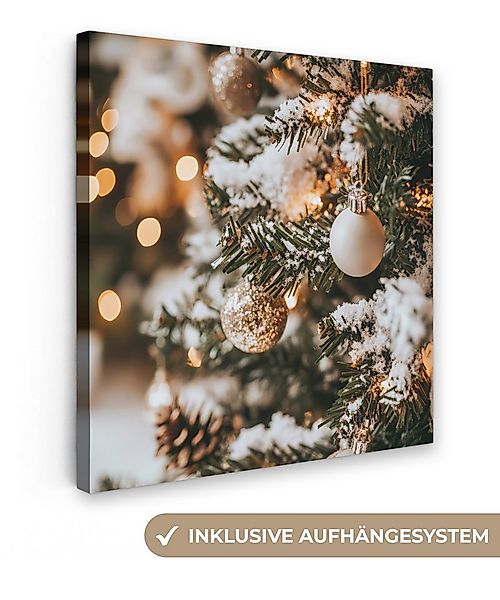 OneMillionCanvasses® Leinwandbild Weihnachten - Weihnachtsbaum - Winter - I günstig online kaufen