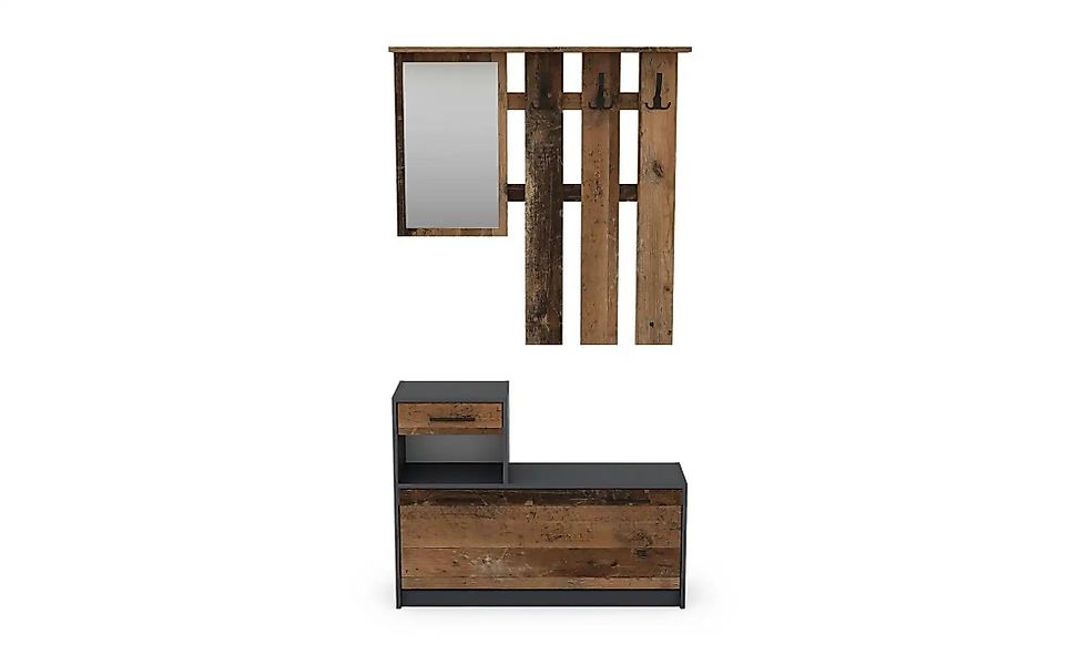 byLIVING Garderoben-Set TAMINA, (in Anthrazit/Old-Wood-Optik oder günstig online kaufen