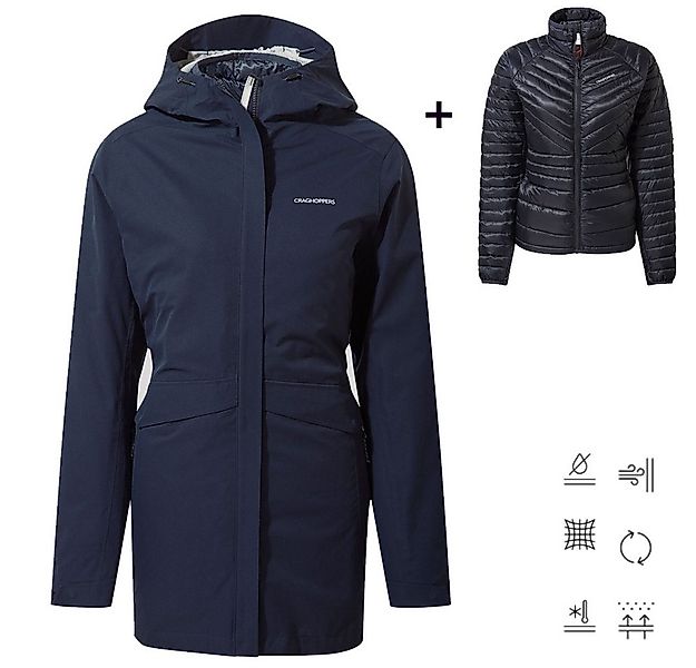 Craghoppers Hardshelljacke Craghoppers - wasserdichte Doppeljacke mit Innen günstig online kaufen