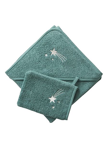 vertbaudet Kapuzenhandtuch Baby Kapuzenbadetuch & Waschhandschuh günstig online kaufen