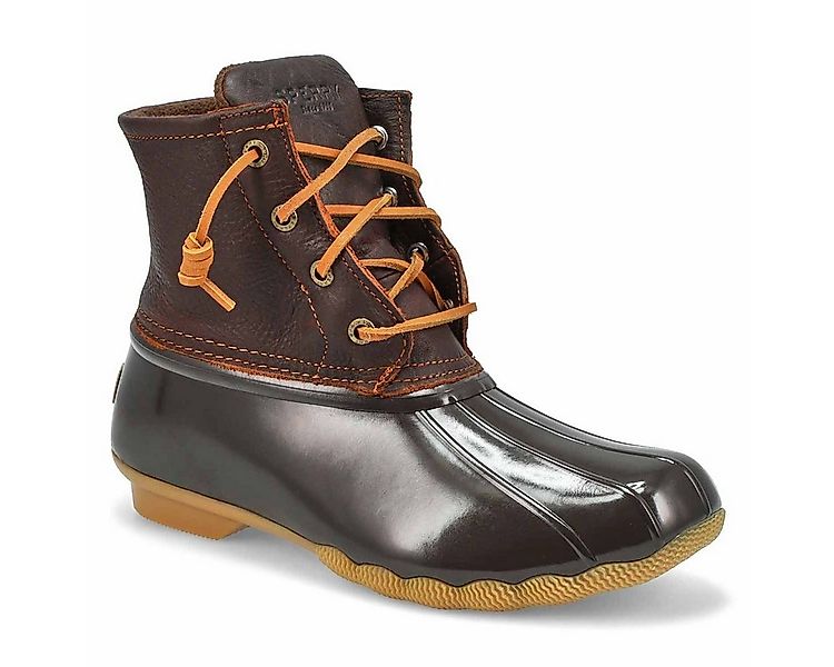 Sperry Stiefel Saltwater TAN gefüttert wasserdicht Schnürung Reißverschluß günstig online kaufen
