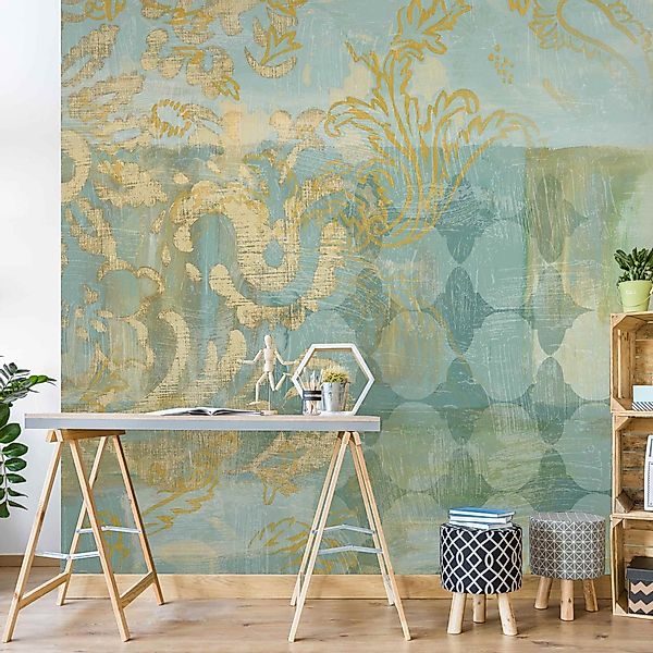 Bilderdepot24 Vliestapete Vintage Marokkanische Collage Gold günstig online kaufen