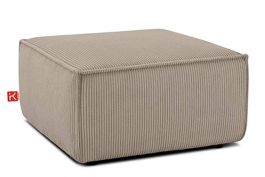 KONSIMO® Sitzhocker NAPI XXL Polsterhocker, Quadratisch 83x83 cm, hergestel günstig online kaufen
