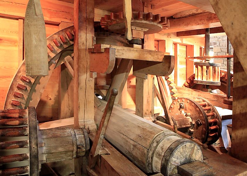 Papermoon Fototapete "ANTIKE MÜHLE" günstig online kaufen