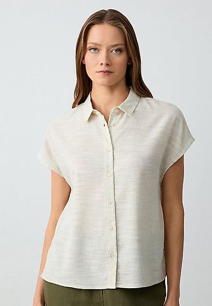 Jimmy Key Shirtbluse Regular Fit Overhemdkraag Geweven Stoned Overhemd günstig online kaufen