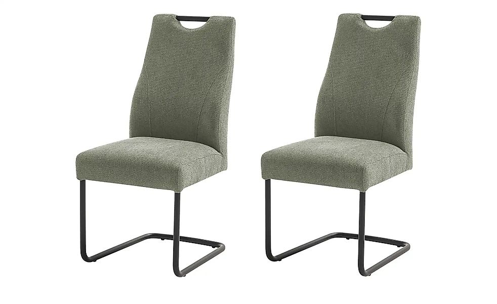 uno Freischwinger im 2er Set Sindra ¦ grün ¦ Maße (cm): B: 50 H: 102 T: 62. günstig online kaufen