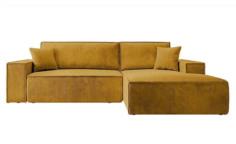 Selsey Ecksofa mit Schlaffunktion Farese ¦ gelb ¦ Maße (cm): B: 267 H: 85 P günstig online kaufen
