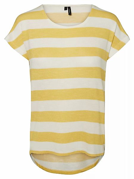 Vero Moda Kurzarmshirt "VMWIDE STRIPE SL TOP GA JRS NOOS" günstig online kaufen