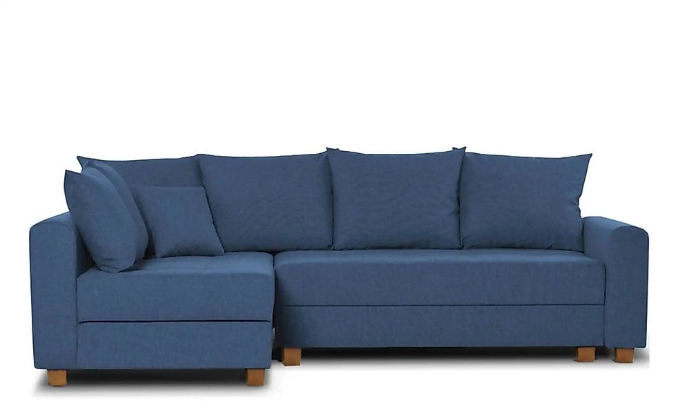 KONSIMO Ecksofa  Revo ¦ blau ¦ Maße (cm): B: 255 H: 88 Polstermöbel > Sofas günstig online kaufen
