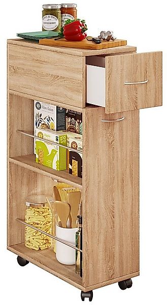 VCM Küchenwagen Nische Küchenwagen Sevierwagen Tusal Schublade günstig online kaufen