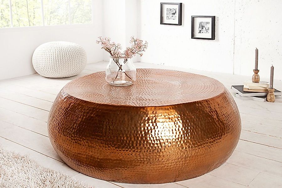 riess-ambiente Couchtisch ORIENT Ø80cm kupfer (Einzelartikel, 1-St), Wohnzi günstig online kaufen