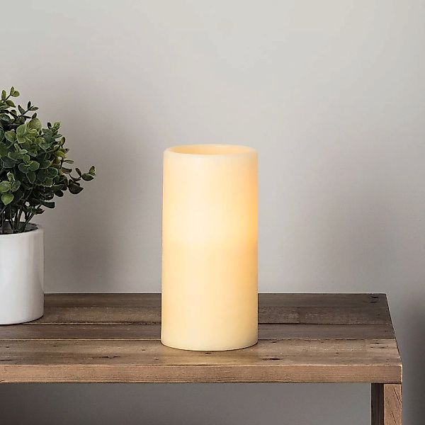 LED Kerze Echtwachs Batterie 20cm günstig online kaufen