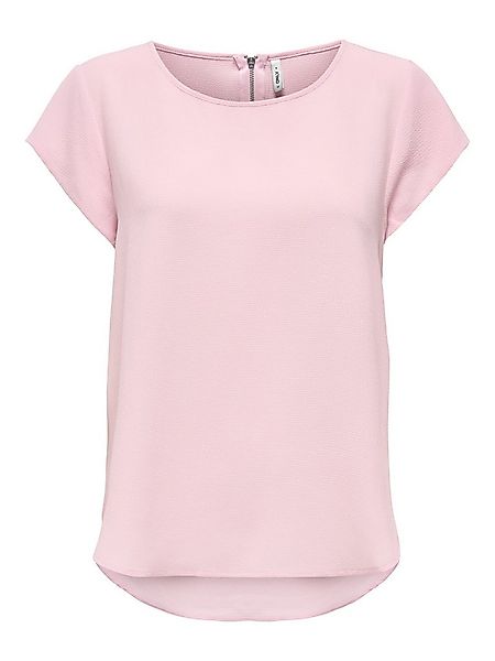 ONLY Kurzarmbluse ONLVIC – feminines Blusenshirt in lockerer Form Materialm günstig online kaufen