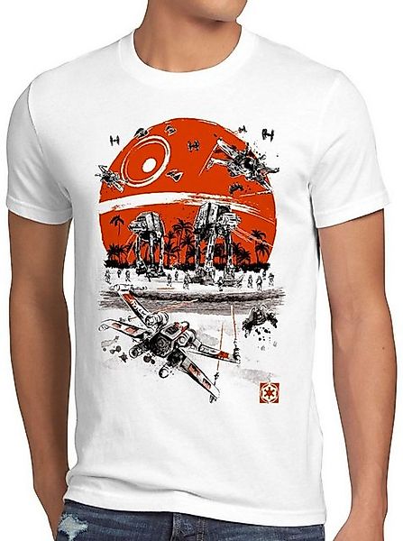 style3 T-Shirt Scarif Strand Rogue at-at star krieg wars imperium der stern günstig online kaufen
