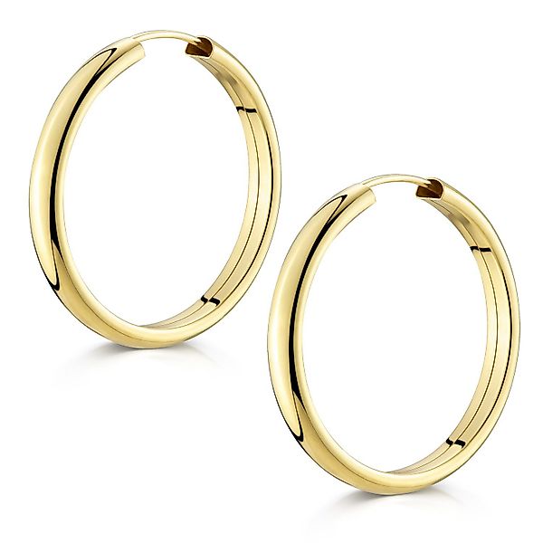 Materia Paar Creolen Damen Ohrringe Gold günstig online kaufen